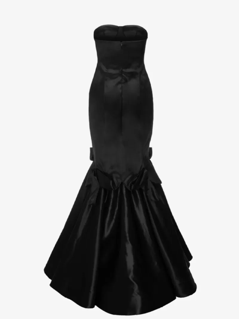 Babukhadia Kleid aus Viskose Schwarz